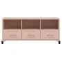 TV stand made of cold-rolled steel in pink, measuring 100.5x39x43.5 cm. by , TV Furniture - Ref: Foro24-846693, Price: 86,22 ...