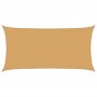 Rectangular HDPE sail shade in sand color, 160 g/m², 2x3.5 m. by , Umbrellas - Ref: Foro24-4002030, Price: 24,83 €, Discount: %