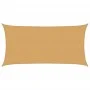 Rectangular HDPE sail shade in sand color, 160 g/m², 2x3.5 m. by , Umbrellas - Ref: Foro24-4002030, Price: 24,48 €, Discount: %