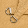 Square HDPE shade sail in sand color, 160 g/m², 6x6 m. by , Umbrellas - Ref: Foro24-4002026, Price: 75,90 €, Discount: %