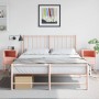 Nachttische, 2 Stück, rosa Stahl, 36x39x60,5 cm. von , Nachttische - Ref: Foro24-846557, Preis: 81,60 €, Rabatt: %