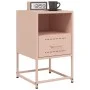 Mesitas de noche 2 unidades acero rosa 36x39x60,5 cm de , Mesitas de noche - Ref: Foro24-846557, Precio: 80,80 €, Descuento: %