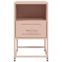 Nachttische, 2 Stück, rosa Stahl, 36x39x60,5 cm. von , Nachttische - Ref: Foro24-846557, Preis: 81,60 €, Rabatt: %