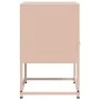 Mesitas de noche 2 unidades acero rosa 36x39x60,5 cm de , Mesitas de noche - Ref: Foro24-846557, Precio: 80,80 €, Descuento: %