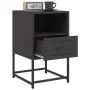 Mesitas de noche 2 uds acero negra 36x39x60,5 cm de , Mesitas de noche - Ref: Foro24-846555, Precio: 76,48 €, Descuento: %