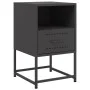 Mesitas de noche 2 uds acero negra 36x39x60,5 cm de , Mesitas de noche - Ref: Foro24-846555, Precio: 76,48 €, Descuento: %