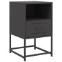 Nachttische 2 Stück, Schwarz, aus Stahl, 36x39x60,5 cm. von , Nachttische - Ref: Foro24-846555, Preis: 77,22 €, Rabatt: %