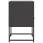 Mesitas de noche 2 uds acero negra 36x39x60,5 cm de , Mesitas de noche - Ref: Foro24-846555, Precio: 76,48 €, Descuento: %