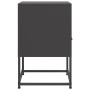 Nachttische 2 Stück, Schwarz, aus Stahl, 36x39x60,5 cm. von , Nachttische - Ref: Foro24-846555, Preis: 77,22 €, Rabatt: %