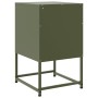 Nachttisch aus olivgrünem Stahl, 36x39x60,5 cm. von , Nachttische - Ref: Foro24-846562, Preis: 66,32 €, Rabatt: %