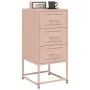 Nachttische, 2 Stück, rosa Stahl, 36x39x78 cm. von , Nachttische - Ref: Foro24-846581, Preis: 119,04 €, Rabatt: %