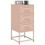 Nachttische, 2 Stück, rosa Stahl, 36x39x78 cm. von , Nachttische - Ref: Foro24-846581, Preis: 120,20 €, Rabatt: %