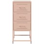 Nachttische, 2 Stück, rosa Stahl, 36x39x78 cm. von , Nachttische - Ref: Foro24-846581, Preis: 120,20 €, Rabatt: %