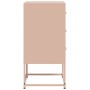 Nachttische, 2 Stück, rosa Stahl, 36x39x78 cm. von , Nachttische - Ref: Foro24-846581, Preis: 120,20 €, Rabatt: %