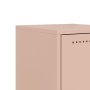 Bedside tables 2 units pink steel 36x39x78 cm by , Nightstands - Ref: Foro24-846581, Price: 120,13 €, Discount: %