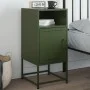 Nachttisch aus olivgrünem Stahl, 36x39x78 cm. von , Nachttische - Ref: Foro24-846574, Preis: 70,43 €, Rabatt: %