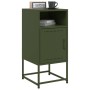 Mesita de noche acero verde oliva 36x39x78 cm de , Mesitas de noche - Ref: Foro24-846574, Precio: 73,59 €, Descuento: %