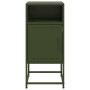 Nachttisch aus olivgrünem Stahl, 36x39x78 cm. von , Nachttische - Ref: Foro24-846574, Preis: 71,45 €, Rabatt: %