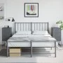 Bedside tables 2 units anthracite gray steel 36x39x78 cm by , Nightstands - Ref: Foro24-846583, Price: 119,05 €, Discount: %
