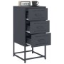 Mesitas de noche 2 unidades acero gris antracita 36x39x78 cm de , Mesitas de noche - Ref: Foro24-846583, Precio: 120,67 €, De...