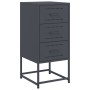 Nachttische, 2 Stück, anthrazitgraues Stahl, 36x39x78 cm. von , Nachttische - Ref: Foro24-846583, Preis: 120,75 €, Rabatt: %