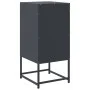 Bedside tables 2 units anthracite gray steel 36x39x78 cm by , Nightstands - Ref: Foro24-846583, Price: 119,05 €, Discount: %