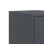 Bedside tables 2 units anthracite gray steel 36x39x78 cm by , Nightstands - Ref: Foro24-846583, Price: 119,05 €, Discount: %