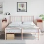 Bedside tables 2 units pink steel 36x39x78 cm by , Nightstands - Ref: Foro24-846569, Price: 84,06 €, Discount: %