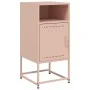 Bedside tables 2 units pink steel 36x39x78 cm by , Nightstands - Ref: Foro24-846569, Price: 84,06 €, Discount: %