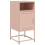 Mesitas de noche 2 unidades acero rosa 36x39x78 cm de , Mesitas de noche - Ref: Foro24-846569, Precio: 84,81 €, Descuento: %