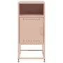 Bedside tables 2 units pink steel 36x39x78 cm by , Nightstands - Ref: Foro24-846569, Price: 84,06 €, Discount: %