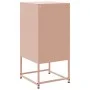 Bedside tables 2 units pink steel 36x39x78 cm by , Nightstands - Ref: Foro24-846569, Price: 84,06 €, Discount: %
