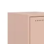 Bedside tables 2 units pink steel 36x39x78 cm by , Nightstands - Ref: Foro24-846569, Price: 84,06 €, Discount: %
