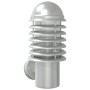 Aplique de exterior de acero inoxidable plateado de , Iluminación de exterior - Ref: Foro24-4006248, Precio: 34,64 €, Descuen...