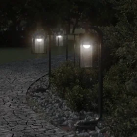Outdoor floor lamps 3 pcs stainless steel black 60cm by , Outdoor lighting - Ref: Foro24-4006346, Price: 94,84 €, Discount: %
