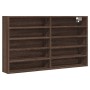 Eichenbraune Holzvitrine aus Ingenieurholz, 100x15x58 cm. von , Regale und Regale - Ref: Foro24-847932, Preis: 56,86 €, Rabat...