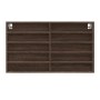 Eichenbraune Holzvitrine aus Ingenieurholz, 100x15x58 cm. von , Regale und Regale - Ref: Foro24-847932, Preis: 56,86 €, Rabat...