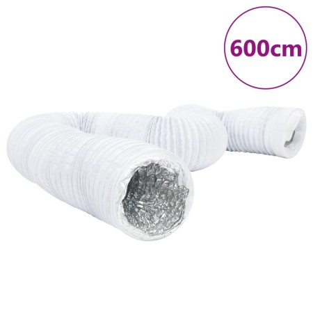 Aluminum and PVC ventilation duct, 6 meters long, Ø10 cm. by , air ducts - Ref: Foro24-4008066, Price: 18,60 €, Discount: %