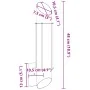 Außenlampen, 2 Stück, Edelstahl, Schwarz. von , Außenbeleuchtung - Ref: Foro24-4006295, Preis: 50,09 €, Rabatt: %