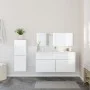 Badezimmermöbel-Set, 3-teilig, aus weißem glänzendem Sperrholz. von , Badezimmermöbel - Ref: Foro24-3308535, Preis: 120,13 €,...
