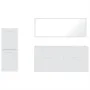 Bathroom furniture set, 3 pieces, plywood, glossy white. by , Bathroom furniture - Ref: Foro24-3308535, Price: 123,77 €, Disc...