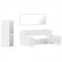 Set muebles de baño 3 piezas madera contrachapada blanco brillo de , Muebles de baño - Ref: Foro24-3308535, Precio: 124,29 €