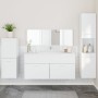 4-teiliges Badezimmermöbelset aus weißem Sperrholz von , Badezimmermöbel - Ref: Foro24-3308521, Preis: 172,90 €, Rabatt: %