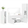 4-teiliges Badezimmermöbelset aus weißem Sperrholz von , Badezimmermöbel - Ref: Foro24-3308521, Preis: 172,90 €, Rabatt: %