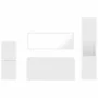 4-piece bathroom furniture set, white plywood by , Bathroom furniture - Ref: Foro24-3308521, Price: 171,80 €, Discount: %