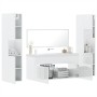 Badezimmermöbel-Set, 4-teilig, aus glänzend weißem Sperrholz. von , Badezimmermöbel - Ref: Foro24-3308540, Preis: 218,83 €, R...
