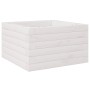 Massive weiße Kiefernholz-Pflanzschale 40x40x23 cm von , Töpfe und Pflanzgefäße - Ref: Foro24-847179, Preis: 54,63 €, Rabatt: %