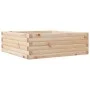 Jardinera de madera maciza de pino 70x70x23 cm de , Maceteros y jardineras - Ref: Foro24-847193, Precio: 72,72 €, Descuento: %