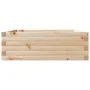 Jardinera de madera maciza de pino 70x70x23 cm de , Maceteros y jardineras - Ref: Foro24-847193, Precio: 72,72 €, Descuento: %