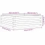 Jardinera de madera maciza de pino 70x70x23 cm de , Maceteros y jardineras - Ref: Foro24-847193, Precio: 72,72 €, Descuento: %